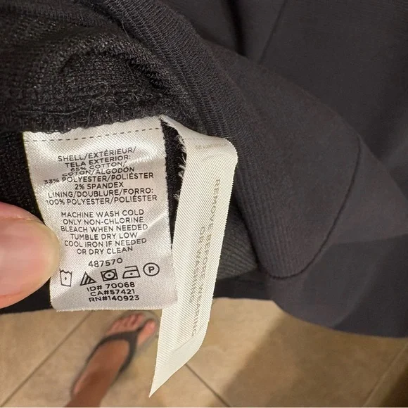 LOFT Black Ponte Short Sleeve Dress 18 Plus - Picture 6 of 8